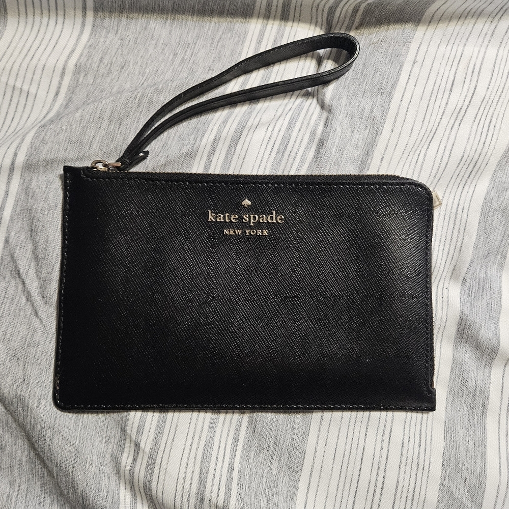 Kate Spade Black Wristlet